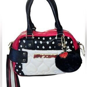 Vintage Betsey Johnson Polka Dot Purse